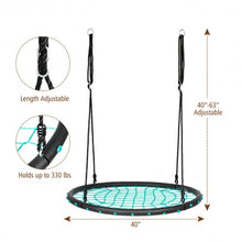 Load image into Gallery viewer, 40'' Spider Web Tree Swing Set-Green