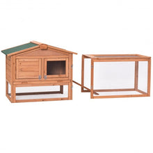 Load image into Gallery viewer, Wooden Rabbit Chicken Coop Poultry Cage