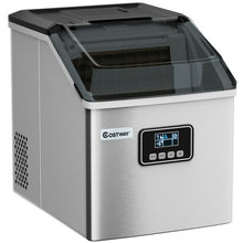 Load image into Gallery viewer, 48 Lbs Stainless Self-Clean Ice Maker with LCD Display