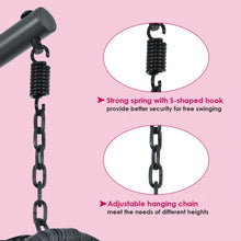 Load image into Gallery viewer, Hanging Cushioned Hammock Chair with Stand-Red