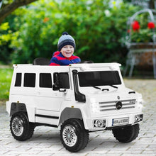 Load image into Gallery viewer, 12V Off Road Mercedes-Benz Unimog Ride On Car-White