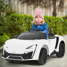 Load image into Gallery viewer, 12V 2.4G RC Electric Vehicle with Lights-White