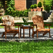 Load image into Gallery viewer, 3 PCS Adirondack Chair Set w/ Widened Armrest