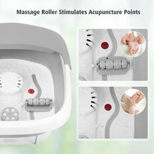Load image into Gallery viewer, Foot Spa Bath Motorized Massager with Heat Red Light-Gray