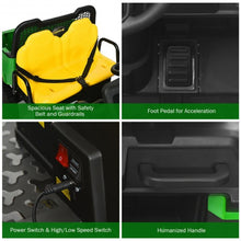 Load image into Gallery viewer, 12V Battery Powered Kids Ride On Dumpbed Truck RC-Green