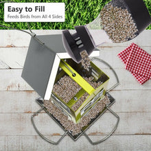 Load image into Gallery viewer, Outdoor Garden Yard Wild Bird Feeder Weatherproof House-Green