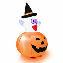 Load image into Gallery viewer, 5 Ft Halloween Blow-up Inflatable Ghost with LED Bulb