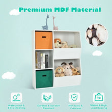 Load image into Gallery viewer, Kids Toy Storage Cabinet Shelf Organizer -White