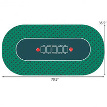 Load image into Gallery viewer, 71" x 36" Portable Poker Table Top with Carrying Bag