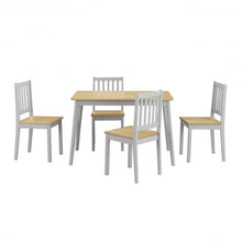 Load image into Gallery viewer, 5 Piece Mid Century Modern Dining Table Set