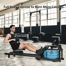 Load image into Gallery viewer, Adjustable Resistance Health Fitness Water Rowing Machine