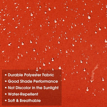 Load image into Gallery viewer, 10ft 3 Tier Patio Umbrella Aluminum Sunshade Shelter Double Vented-Red