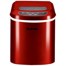 Load image into Gallery viewer, Mini Portable Compact Electric Ice Maker Machine-Red