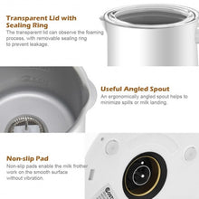 Load image into Gallery viewer, Electric Automatic Milk Magnetic Stirring Foam Maker
