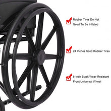 Load image into Gallery viewer, Lightweight Foldable Medical Wheelchair with Footrest