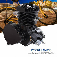 Load image into Gallery viewer, 2-Stroke Upgraded 80 cc Bicycle Gasoline Engine Motor Kit-Black