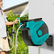 Load image into Gallery viewer, 1/2” 65 + 6.5FT Wall Mounted Auto Winder Retractable Garden Hose Reel