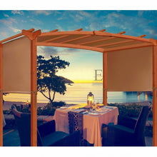 Load image into Gallery viewer, 6.7' x 17' Pergola Structure Universal Replacement Canopy Cover