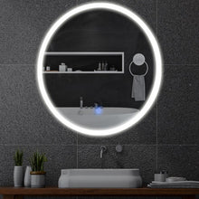 Load image into Gallery viewer, 24" LED Illuminated Light Wall Mount Bathroom Round Mirror