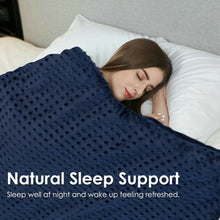 Load image into Gallery viewer, 15 lbs 48" x 72" Weighted Blanket with Glass Bead