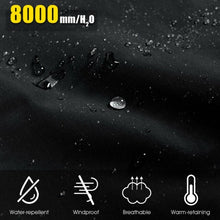 Load image into Gallery viewer, Men's Hooded Insulated Winter Puffer Parka Coat-Black-XXXL