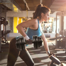 Load image into Gallery viewer, 64 lbs Adjustable Weight Dumbbell Set