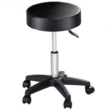 Load image into Gallery viewer, 1 pc Adjustable Hydraulic Rolling Swivel Massage Spa Bar Stool-Black
