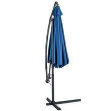 Load image into Gallery viewer, 10' Patio Outdoor Sunshade Hanging Umbrella-Blue
