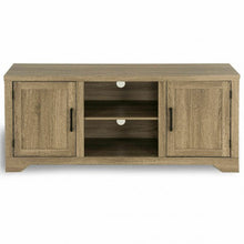 Load image into Gallery viewer, Rustic TV Stand Entertainment Center Storage Cabinet