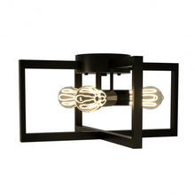 Load image into Gallery viewer, Flush Mount Geometric Metal 3-Lights Ceiling Lamp