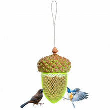 Load image into Gallery viewer, Metal Acorn Wild Bird Feeder Outdoor Hanging Food Dispenser for Garden Yard