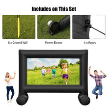 Load image into Gallery viewer, Inflatable Outdoor Movie Projector Screen with Blower-16'