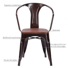 Load image into Gallery viewer, Set of 2 Tolix Style Armchair-Copper