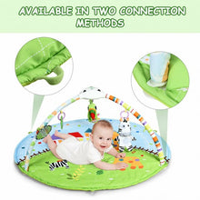 Load image into Gallery viewer, Baby Activity Educational Gym Play Mat with Hanging Toys