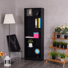 Load image into Gallery viewer, Modern 5-Tier Storage Media Shelf Cabinet Bookcase