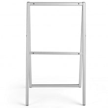 Load image into Gallery viewer, Double-Sided Metal A-Frame Sidewalk Sign Holder Stand Display 24"x36"
