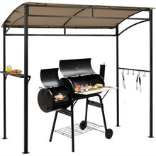 Load image into Gallery viewer, 7' x 4.5' Grill Gazebo Outdoor Patio Garden BBQ Canopy Shelter-Brown