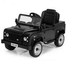 Load image into Gallery viewer, Landrover Defender Licensed Pedal Powered Car-Black