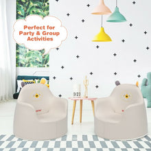 Load image into Gallery viewer, Kids Cartoon Sofa Seat Toddler Children Armchair Couch-White