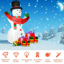 Load image into Gallery viewer, 6FT LED Yard Lawn Party Inflatable Christmas Snowman