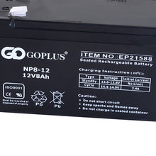 Load image into Gallery viewer, 2 pcs 12V 8Ah Battery for APC UPS ADT alarm wheelchair