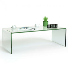 Load image into Gallery viewer, 42.0" x 19.7" x 14" Tempered Glass Coffee Table