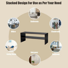 Load image into Gallery viewer, 3 Pcs 31-Inch Stackable Shoe Rack-Brown
