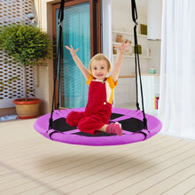 Load image into Gallery viewer, 40" Flying Saucer Tree Swing Indoor Outdoor Play Set-Purple