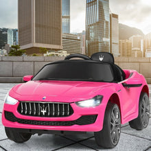 Load image into Gallery viewer, 12 V Remote Control Maserati Licensed Kids Ride on Car-Pink