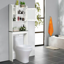 Load image into Gallery viewer, Bathroom Space Saver White Over-the-Toilet Cabinet