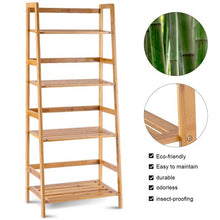 Load image into Gallery viewer, Multifunctional 4 Shelf Bamboo Plant Flower Storage Stand Rack