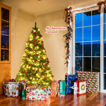 Load image into Gallery viewer, PVC Artificial Christmas Tree Premium Hinged-6'