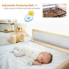 Load image into Gallery viewer, 59" Breathable Baby Children Toddlers Bed Rail Guard-Beige