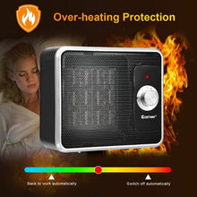 Load image into Gallery viewer, 1200 W Portable Electric PTC Tilt Protection Space Heater